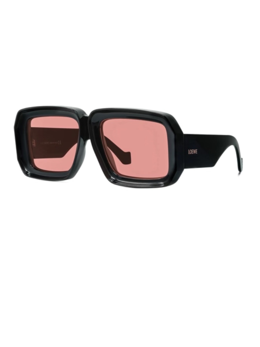 Loewe LW40064U 01Y 56 Signature Shiny Black Sunglasses 40064U
